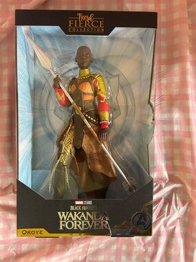 Marvel Okoye Action Figure - Red, Gold, Brown, Black